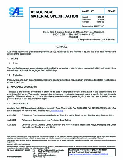 Standards PDF Cover Page
