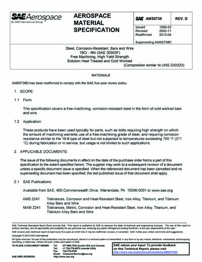 Standards PDF Cover Page