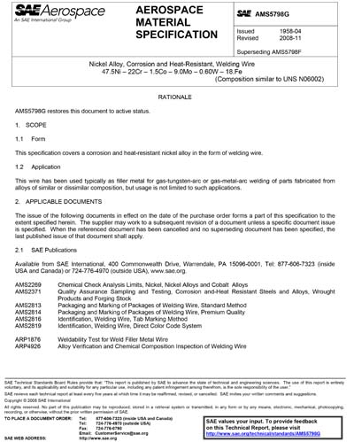 Standards PDF Cover Page