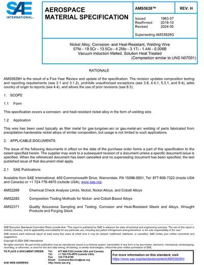 Standards PDF Cover Page
