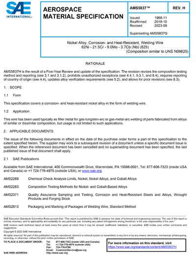Standards PDF Cover Page