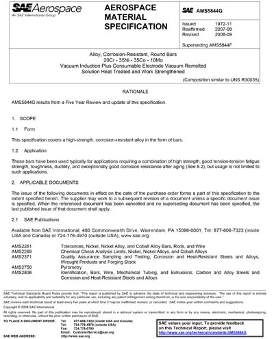 Standards PDF Cover Page