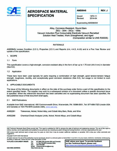 Standards PDF Cover Page
