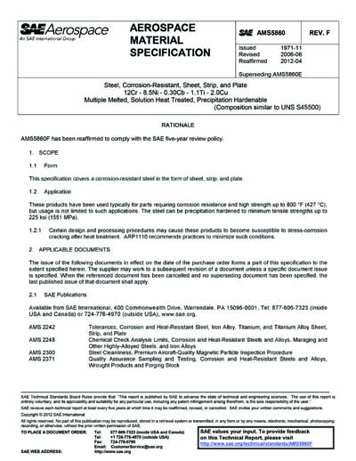 Standards PDF Cover Page