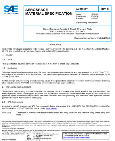 Standards PDF Cover Page