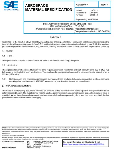 Standards PDF Cover Page
