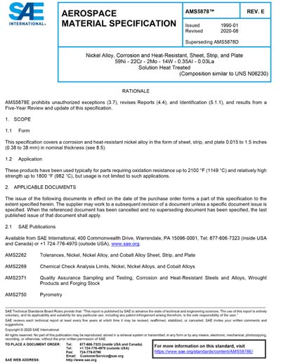 Standards PDF Cover Page