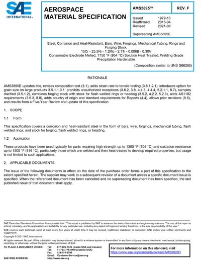 Standards PDF Cover Page