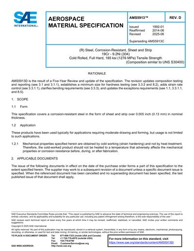 Standards PDF Cover Page