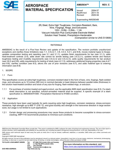 Standards PDF Cover Page