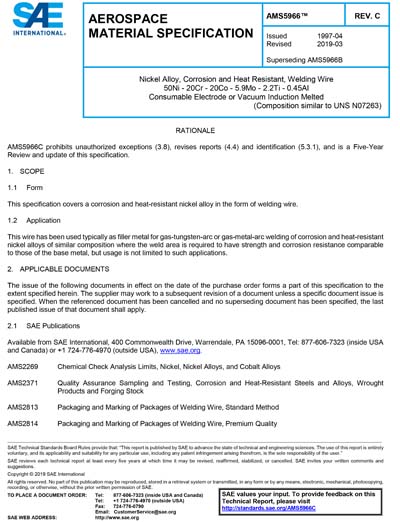 Standards PDF Cover Page