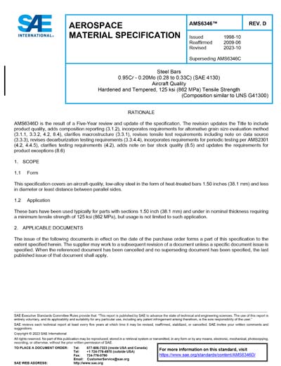 Standards PDF Cover Page