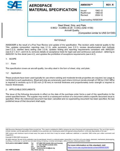 Standards PDF Cover Page