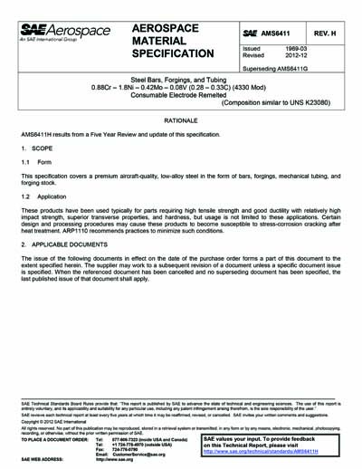 Standards PDF Cover Page