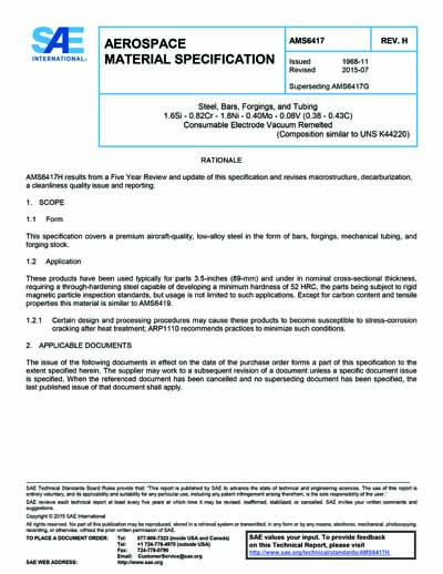 Standards PDF Cover Page