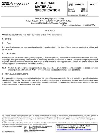 Standards PDF Cover Page