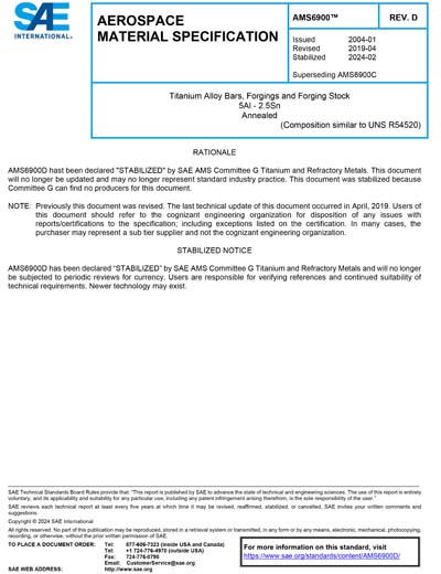 Standards PDF Cover Page