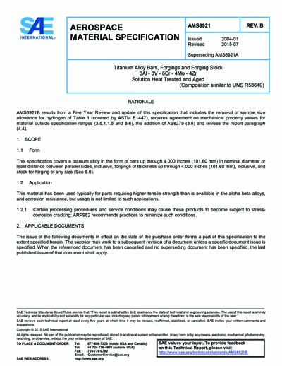 Standards PDF Cover Page