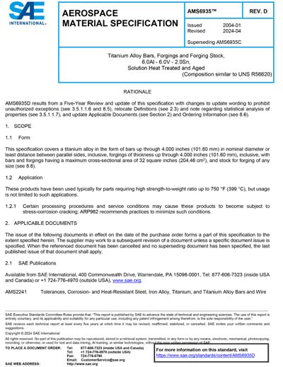 Standards PDF Cover Page