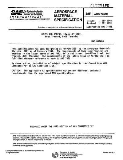 Standards PDF Cover Page