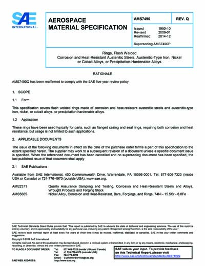 Standards PDF Cover Page