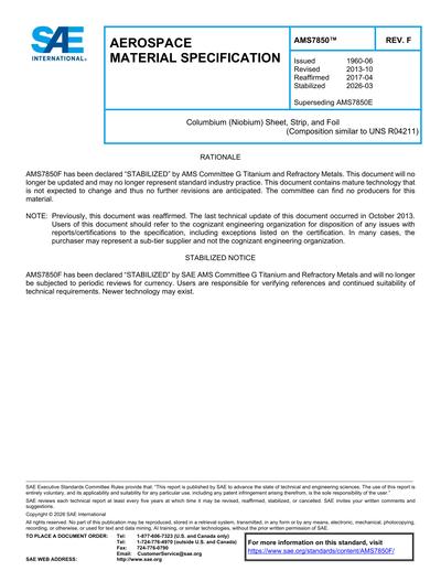 Standards PDF Cover Page