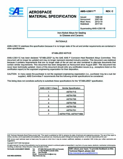 Standards PDF Cover Page