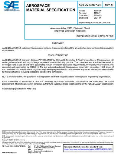 Standards PDF Cover Page