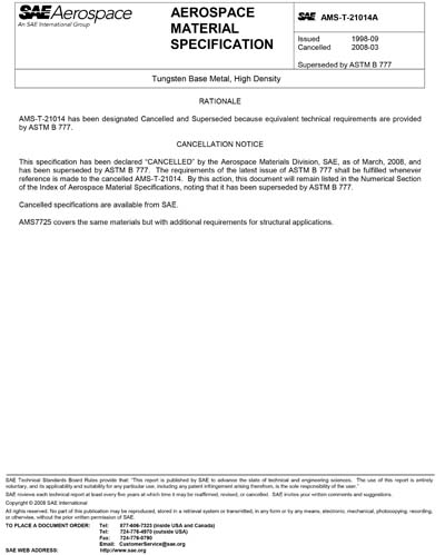 Standards PDF Cover Page