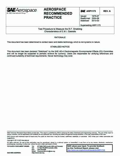 Standards PDF Cover Page