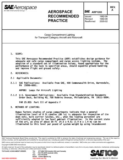 Standards PDF Cover Page