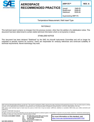 Standards PDF Cover Page
