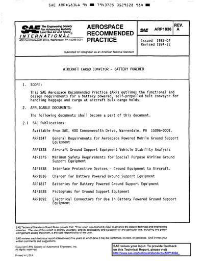 Standards PDF Cover Page