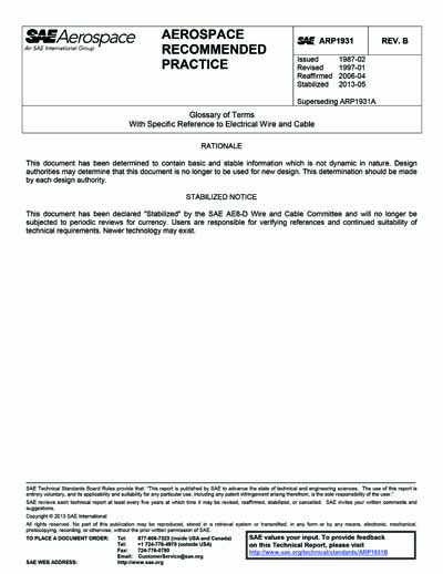 Standards PDF Cover Page