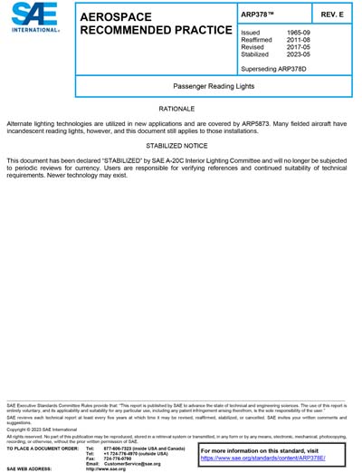 Standards PDF Cover Page