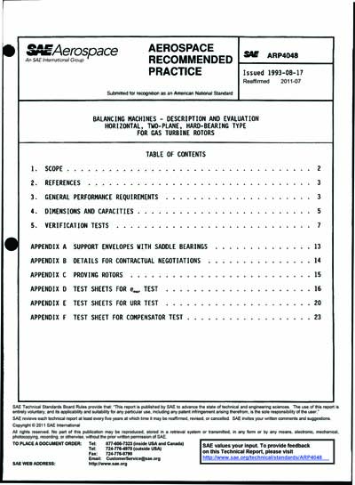 Standards PDF Cover Page