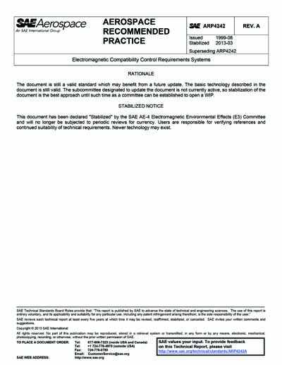 Standards PDF Cover Page