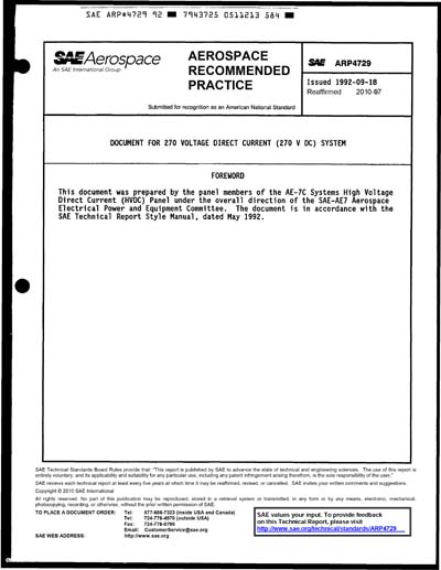 Standards PDF Cover Page
