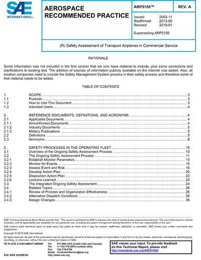 Standards PDF Cover Page
