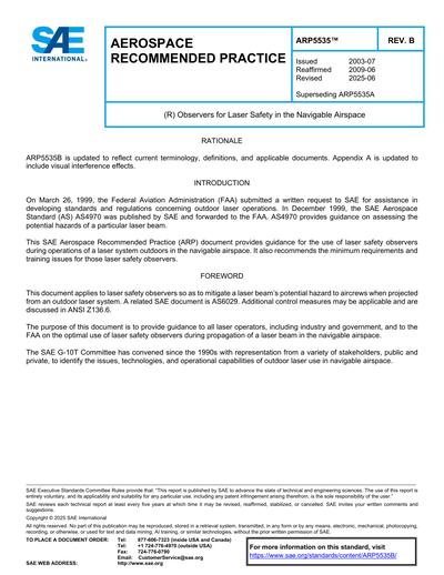 Standards PDF Cover Page