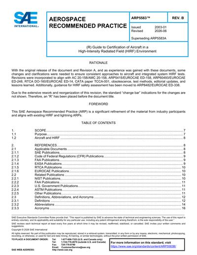 Standards PDF Cover Page