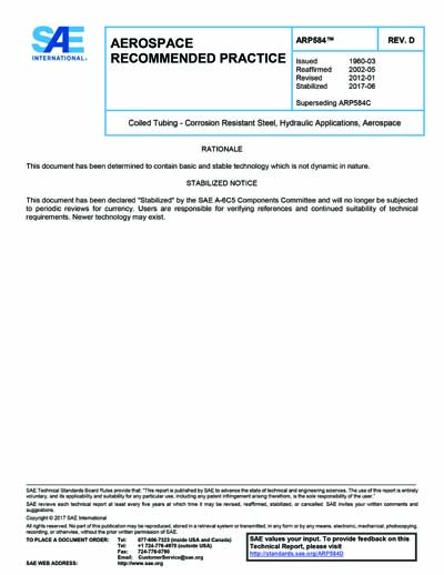 Standards PDF Cover Page