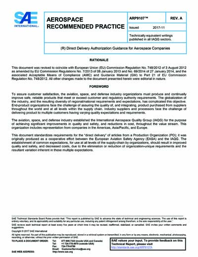 Standards PDF Cover Page