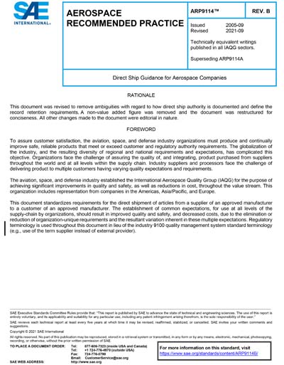 Standards PDF Cover Page