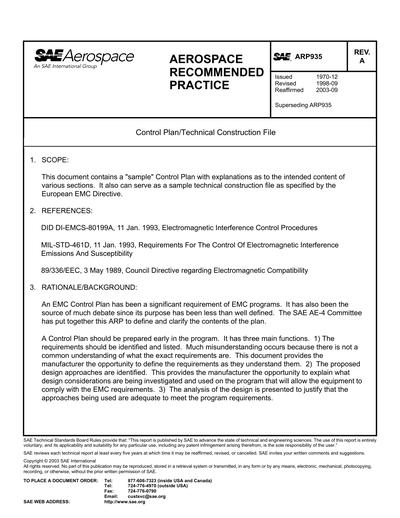 Standards PDF Cover Page