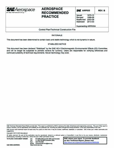 Standards PDF Cover Page