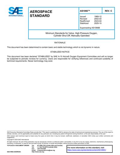 Standards PDF Cover Page