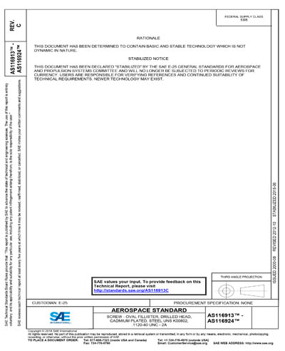 Standards PDF Cover Page