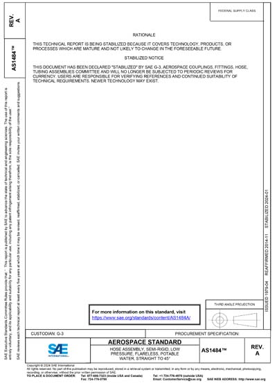 Standards PDF Cover Page