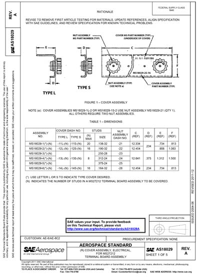 Standards PDF Cover Page